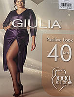 ЖІНОЧІ КОЛГОТИ ВЕЛИКИХ РОЗМІРІВ ФІРМИ GIULIA POSITIVE LOOK,EXTRA 6XL,7XL