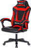 Анатомічне геймерське крісло Defender Master поліуретанове (Чорно-червоне), фото 2