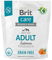 Сухий корм для собак малих і середніх порід Brit Care Dog Grain-free Adult беззерновий | (лосось) 1 кг