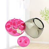 Іграшка-кормушка для собак і кішок Sunroz Eating AC-99 куля диспенсер з отвором для їжі Рожевий, фото 6