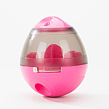 Іграшка-кормушка для собак і кішок Sunroz Eating AC-99 куля диспенсер з отвором для їжі Рожевий, фото 9