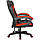 Ігрове поліуретанове крісло Defender Master (Чорно-червоне), фото 3