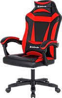 Игровое полиуретановое кресло Defender Master (Черно-красное)