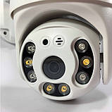 Комплект зовнішнього відеоспостереження 3в1 поворотна вулична IP-камера G3 Wi-Fi + 3 Карт пам'яті 64 Гб, фото 9