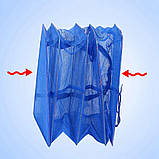 Підвісний кошик сітка 3-ярусний для сушіння риби, фруктів, овочів 54*54*75 см нейлонова сушарка, фото 6