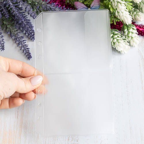 Файл для пленера А6 з 2 кишеньками для візиток, карток FLP002 (ID ...