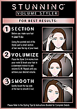Пластиковий гребінець для додання об'єму Stunning Volume Styler-035OZ жіноча щітка для волосся, фото 3