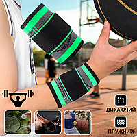 Спортивний бандаж кистьового суглоба Wrist Support Sibote ортез еластичний бинт на пензель