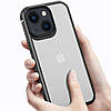 Протиударний бампер чохол Primolux Transparent для смартфона Apple iPhone 14 Plus - Black, фото 4