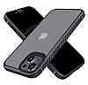 Протиударний бампер чохол Primolux Transparent для смартфона Apple iPhone 14 Plus - Black, фото 3