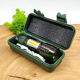 Кишеньковий акумуляторний LED-ліхтарик XBalog DS500lm,Q5+COB 3 режими, вологозахищений Camouflage, фото 5