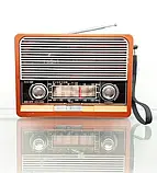 Багатофункціональне радіо Everton 10 мs6 Bluetooth Usb/SD/Aux/FM ретро з ліхтариком, фото 2