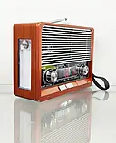 Багатофункціональне радіо Everton 10 мs6 Bluetooth Usb/SD/Aux/FM ретро з ліхтариком, фото 3