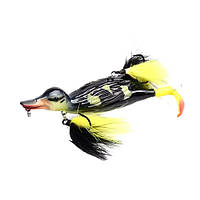 Утка приманка на хищную рыбу, 3D 12см 30г на щуку сома ALLBLUE Stupid Duck