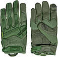 Рукавички Mechanix M-Pact. розмір M. оливково-зелений, фото 3