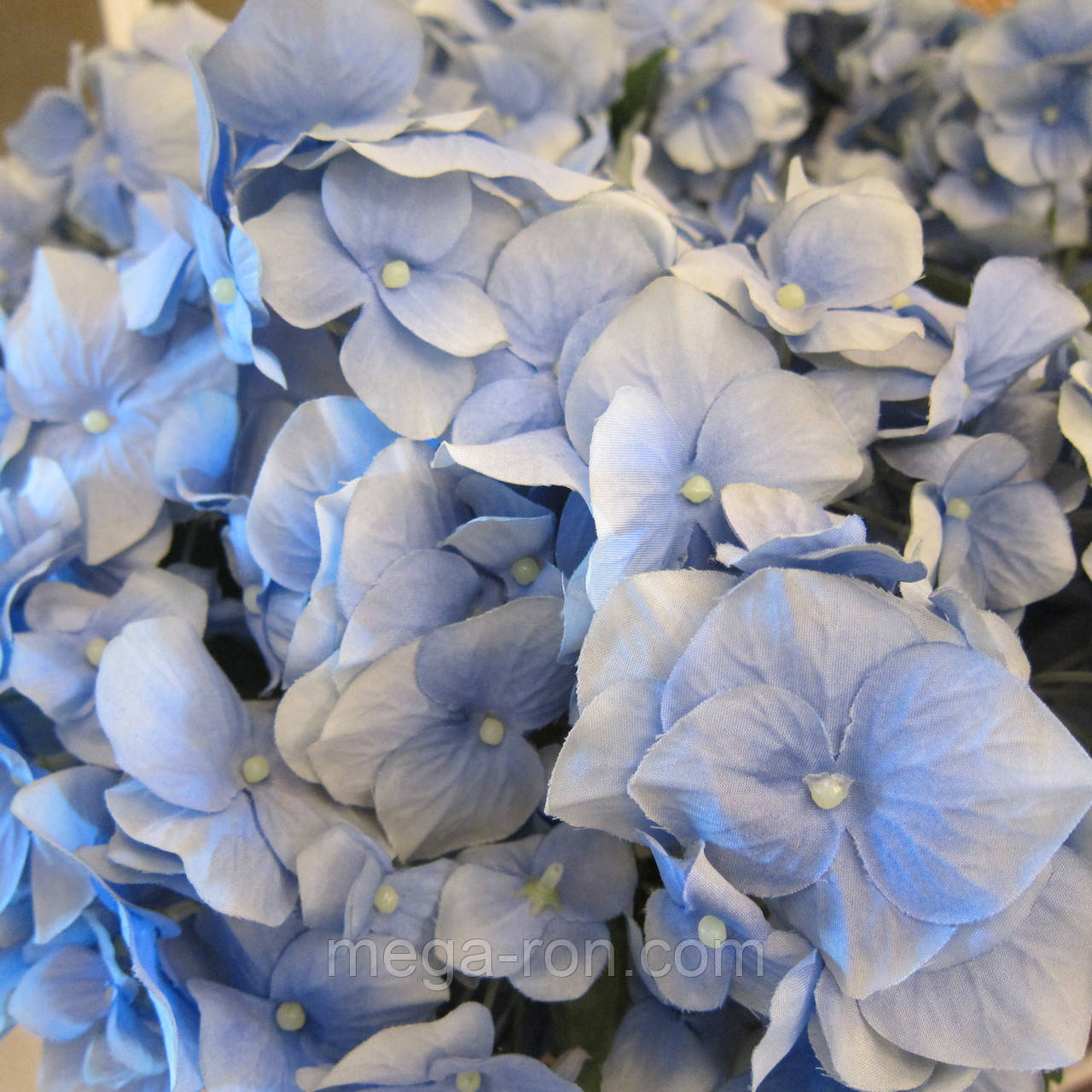 Штучний квітка гортензія блакитна Jolipa (ціна за 1 штуку)