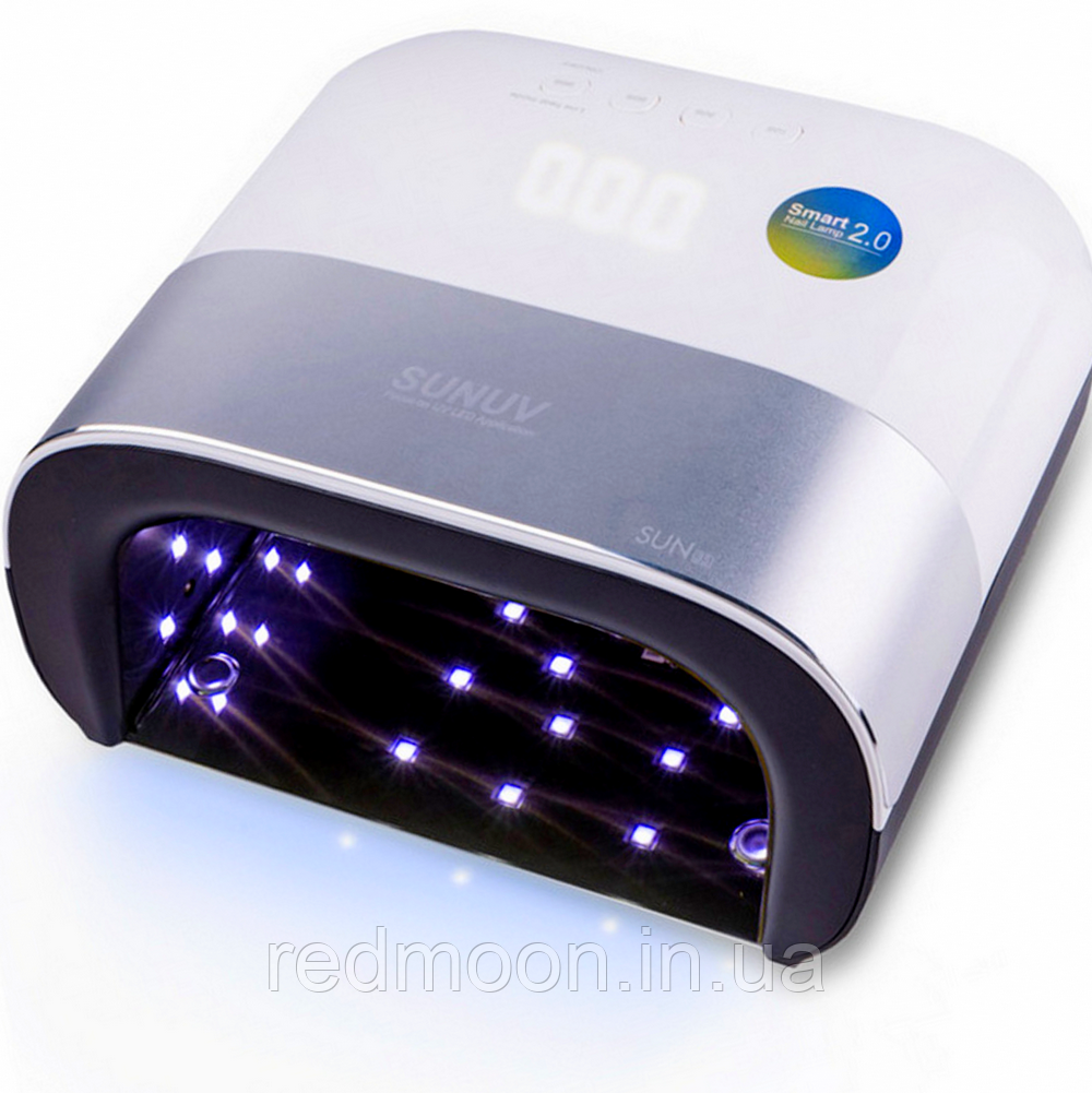 Лампа для манікюру Sun 3S, на акумуляторі / Бездротова LED+UV лампа для педикюру / Лампа для гель лаку, фото 1