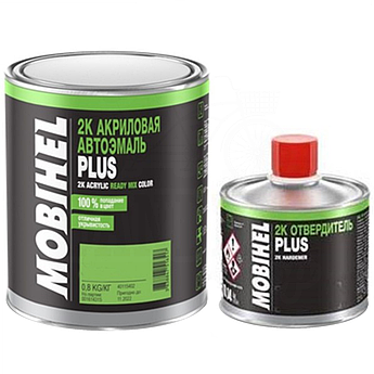 Автоемаль акрилова Mobihel Plus 6:1, 800 г + 140 г Комплект 140 Яшма