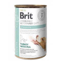 Brit Veterinary Diet Struvite Вологий корм для собак, при лікуванні та профілактики сечокам'яної хвороби 400г