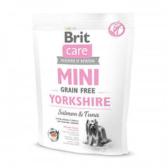 Brit care GF Mini Yorkshire Сухий корм для йоркширських тер'єрів, лосось та тунець 400г