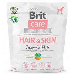 Brit care Dog Insect Fish  Сухий корм для дорослих собак усіх порід, комахи та риба 1 кг