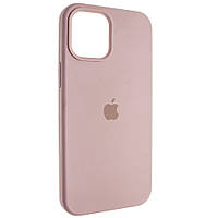 Чехол Silicone case iPhone 12mini Pink sand