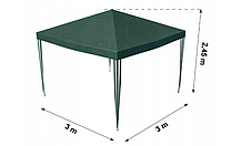 Павільйон садовий намет альтанка 3 х 3 м без стінок, фото 3