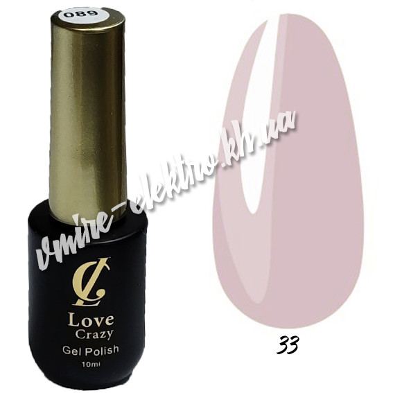 Гель-лак Love Crazy No33, фото 1