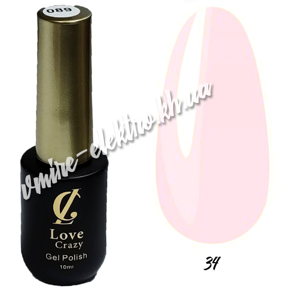 Гель-лак Love Crazy No34, фото 1