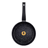 Сковорода глибока RINGEL Koriander 24 см RG-1107-24 з кришкою, фото 4