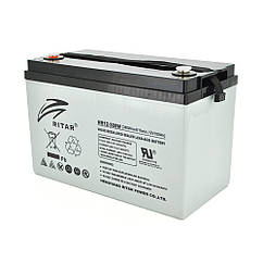 Акумуляторна батарея AGM RITAR HR12380W, Gray Case, 12V 100.0Ah ( 328 х 172 х 215 (220 ) 30.50kg Q1