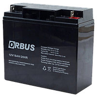 Аккумуляторная батарея ORBUS ORB1218 AGM 12V 18 Ah (180 x76x167) 5 kg Q4/192