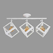 Стельова біла люстра Пірамідки (56-XPR160F-3 WH)