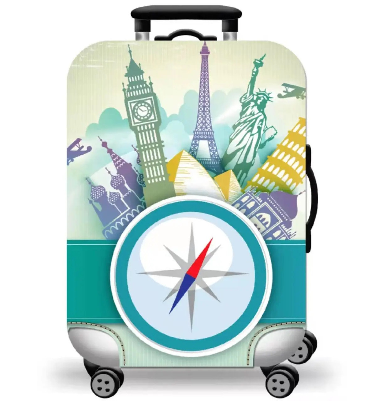 Чохол для валізи ЧE0067 двосторонній розмір S, фото 1