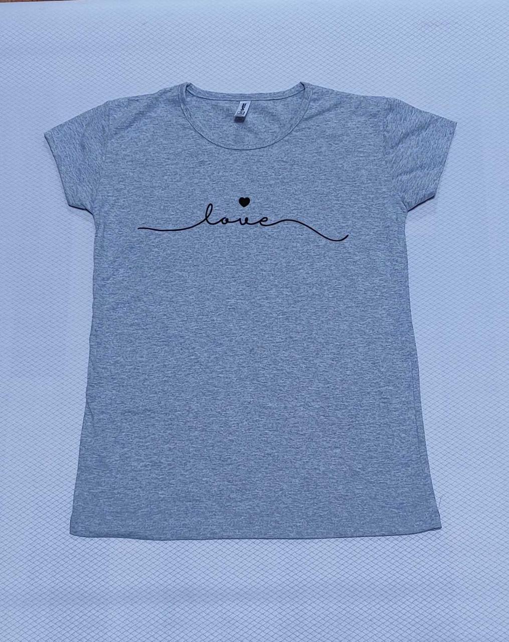 Футболка жіноча бавовняна "Love" Туреччина розмір S-L