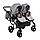 Дитяча коляска для двійнят Junama Space Duo 01, фото 6