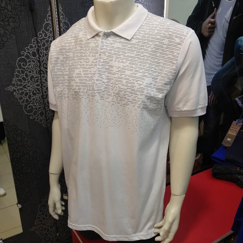 Чоловіча біла футболка поло Батал, фото 1