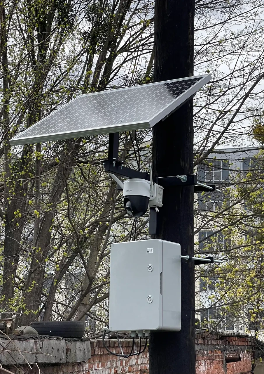 Автономна WiFi, 4G станція, для живлення відеонагляду 60W, 20Ah