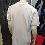 Чоловіча біла футболка поло Батал, фото 4