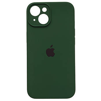 Чохол Silicone Full Camera для Apple iPhone 14 Plus Atrovirens Green