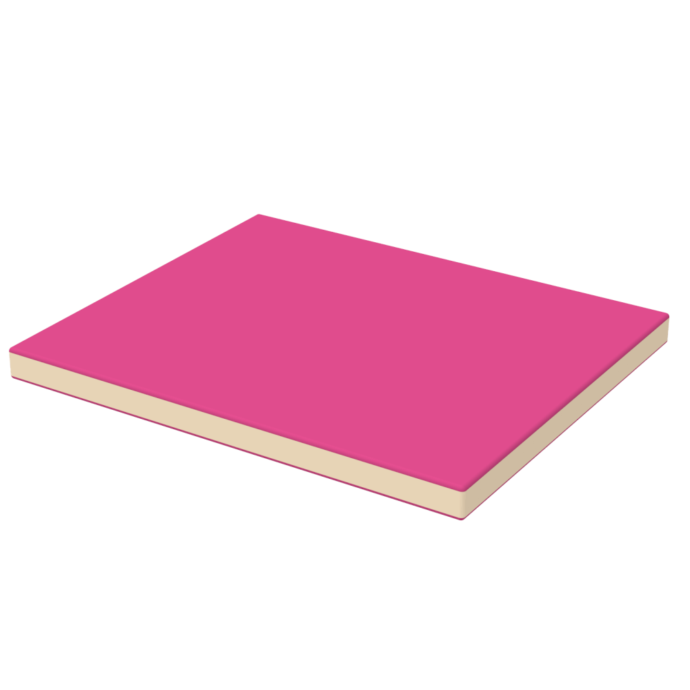 Мат гімнастичний вторинний поролон 120х100х5 см, тканина ПВХ (Kidigo ТМ)