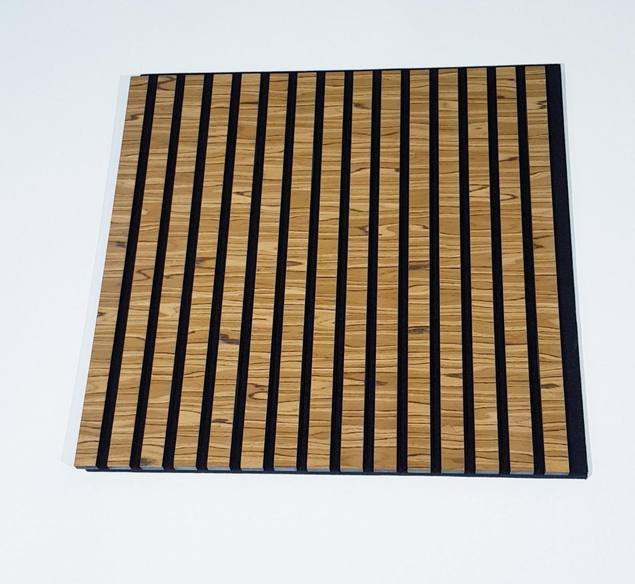 Акустические панели, стеновые панели, софт панели Black Wood, 600 × 600 × 20