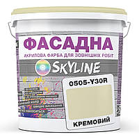 Краска Акрил-латексная Фасадная Skyline 0505-Y30R Кремовый 3л