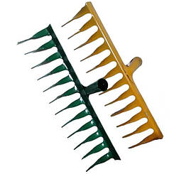 Граблі кручені 10 зубців без держака