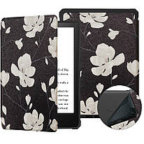 Чохол Galeo TPU Print для Amazon Kindle Paperwhite 11th Gen 6.8" (2021) Magnolia Black