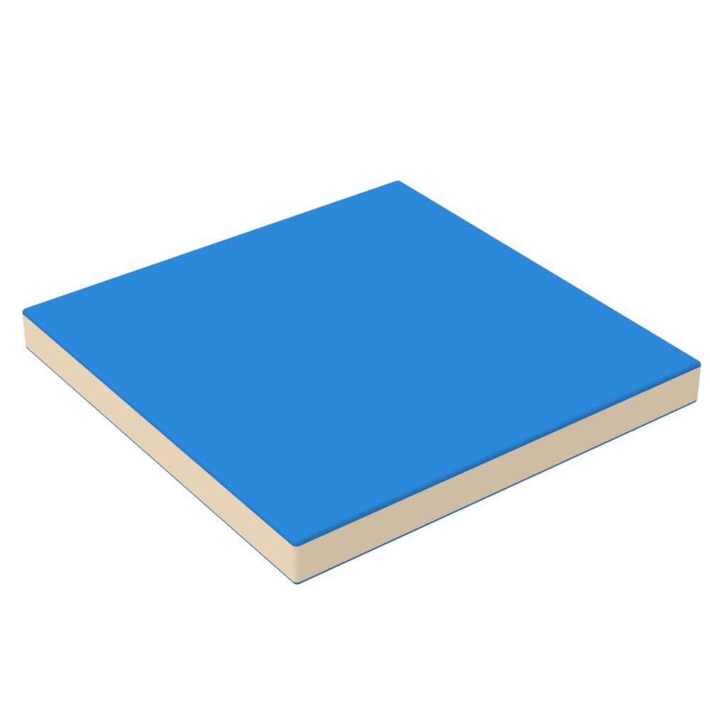 Мат гімнастичний вторинний поролон 100х100х5 см, шкірозамінник Флай (Kidigo ТМ)