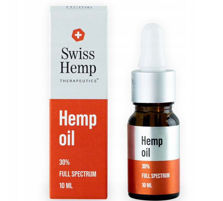 CBD конопляна олія 30% SWISS HEMP 10 мл  ( Олія КБД Swiss Hemp 30% full spectrum )