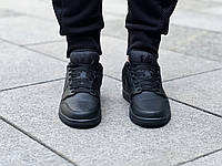 Nike air jordan 1 low sales triple black