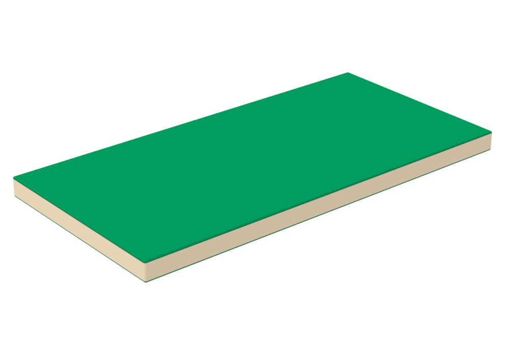 Мат гімнастичний вторинний поролон 200х100х5 см, шкірозамінник Флай (Kidigo ТМ)