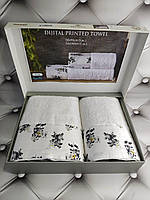 Подарочный набор полотенец для ванной Belizza Vitage 50х90см + 70х140см